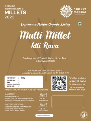 Multi Millet Idli Rawa