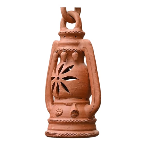 Terracotta Samiti Nizhambad Clay Home Decorative Showpiece Hanging Lalten