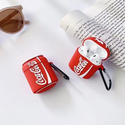 Cola Can Shaped Rubber Silicone Airpod Case-Airpod [ 3 Gen]