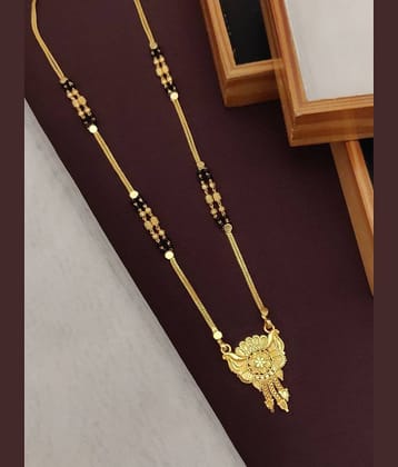 Shivay Fashion Golden Mangalsutra ( Pack of 1 )