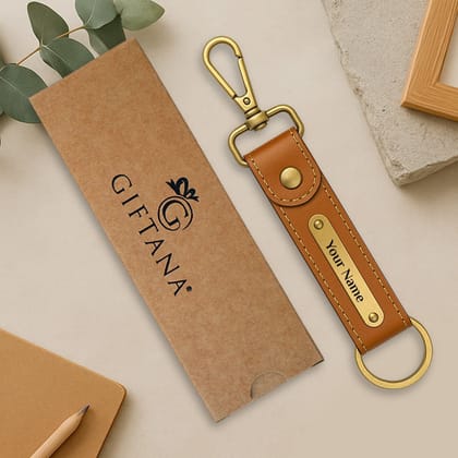 Stylish Personalized Gifts : Custom Engraved Keychain
