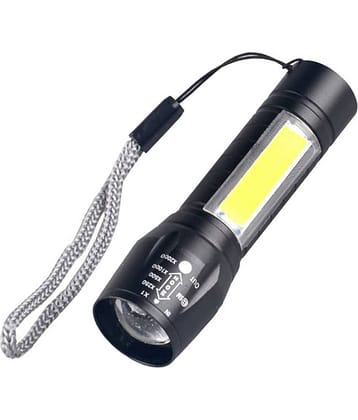 DAYBETTER - 3W Rechargeable Flashlight Torch ( Pack of 1 )