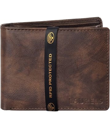 Walrus PU RFID Protected Brown Wallet (Men's Purse)