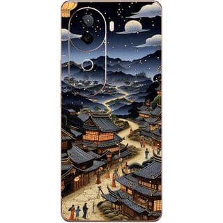 Yug Emporium Back Skin Wrap For iQOO Z9s 5G Premium Quality Full Coverage (Theme Natural ) (Back Cover Multicolor)