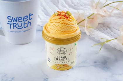 Kesar Thandai Ice Cream