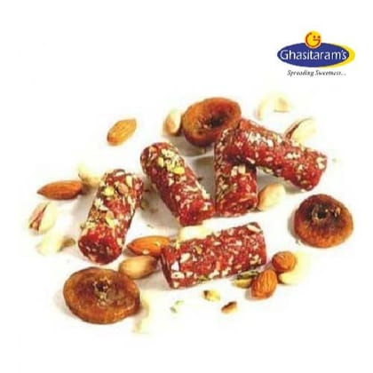 Ghasitarams Dryfruit Anjir Roll, 400 gm Ghasitarams Dryfruit Anjir Roll, 400 gm