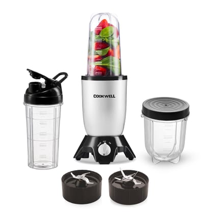 Cookwell Bullet Mixer Grinder (3 Jar, 2 Blade, Silver) - Copper, 600 Watts - 2 Year Warranty Cookwell Bullet Mixer Grinder (3 Jar, 2 Blade, Silver) - Copper, 600 Watts - 2 Year Warranty - Silver / 3 Jars, 2 Blades Cookwell Bullet Mixer Grinder (3 Jar, 2 Blade, Silver) - Copper, 600 Watts - 2 Year Warranty Cookwell Bullet Mixer Grinder (3 Jar, 2 Blade, Silver) - Copper, 600 Watts - 2 Year Warranty - Silver / 3 Jars, 2 Blades