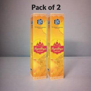 (PACK OF 2) Ayodhya Premium Guggal Fragrance Incense Sticks Natural & Long-Lasting Aroma