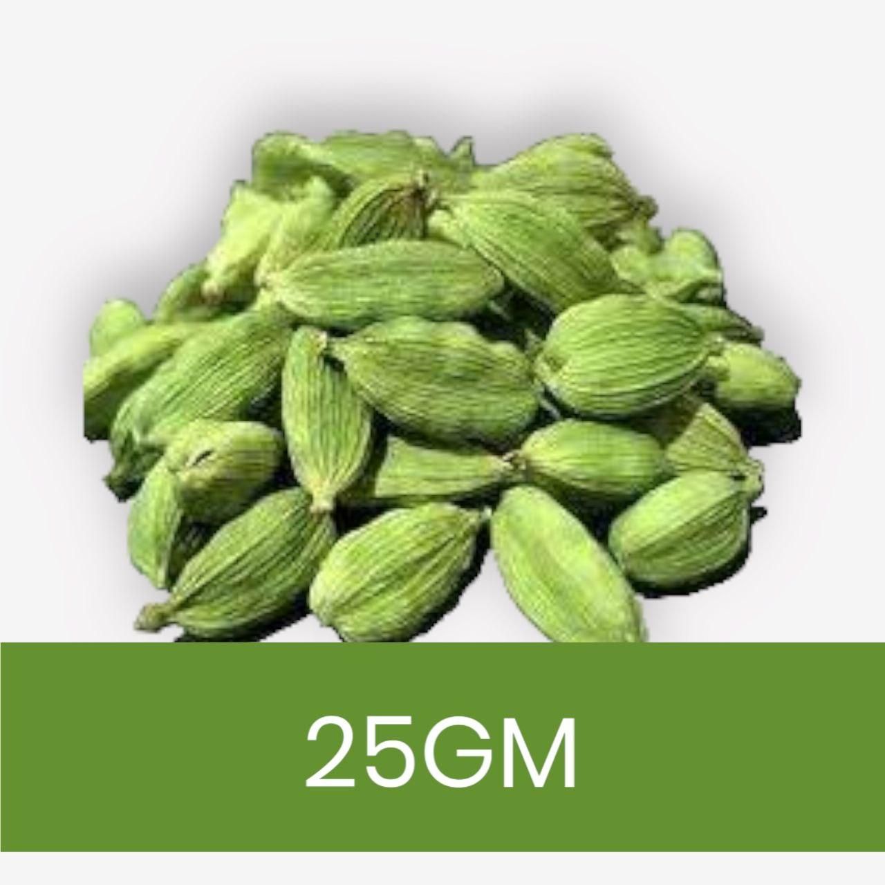 VELDODE HARI ELAICHI 25GM