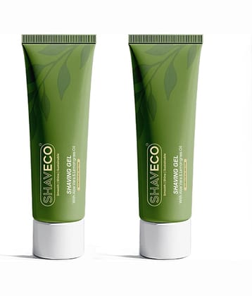 SHAVECO SHAVECO Pack of 2 Shaving Gel 180g (Pack of 2)