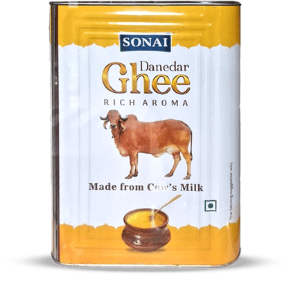 Sonai Danedar Ghee (25l) | Pure Cow Milk Ghee | Cooking & Traditional Sweets