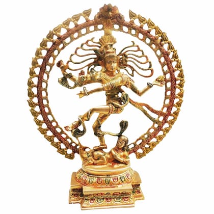 Brass Showpiece Nataraja, Natraja God Idol Statue, Height : 20 Inch (BSMAS496) Brass Showpiece Nataraja, Natraja God Idol Statue, Height : 20 Inch (BSMAS496)
