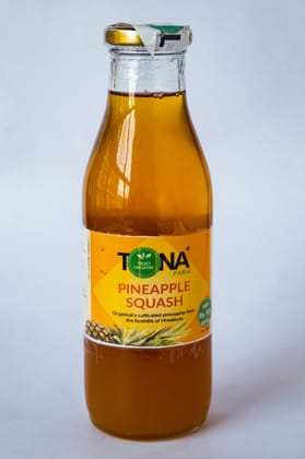 Tona Organic Pineapple Squash, 500 ml