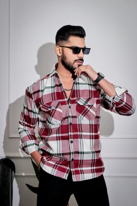 Wine Winter Checkered Shirt Wine Winter Checkered Shirt