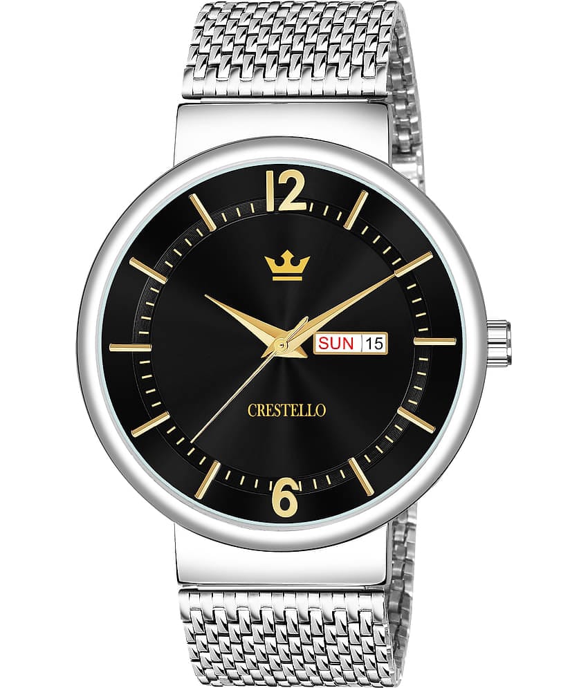 Crestello - Silver Metal Analog Men's Watch