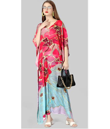 SILK SUTRA Women's Rayon Kaftan ( Multi Color )