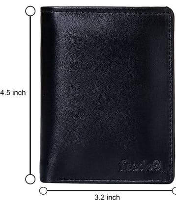 HIDEFLIX Black PU Men's Regular Wallet,Two Fold Wallet ( Pack of 1 )