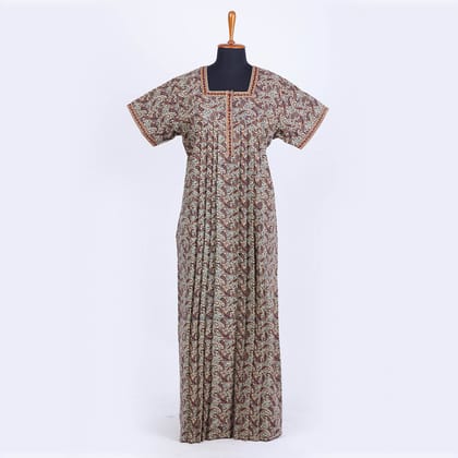 RELAX Cotton Nighty PLEATED XL