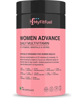 MyFitFuel Women Advance Daily 37 Multivitamin, Minerals Herb Extracts 180 tablet 180 no.s Minerals Tablets