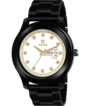 PIRASO Black Stainless Steel Analog Men's Watch