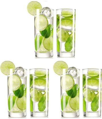 Afast Water/Juice  Glasses Set,  300 ML - (Pack Of 6)