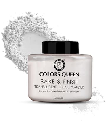 Colors Queen Bake & Finish Translucent Loose Powder Light 40 g