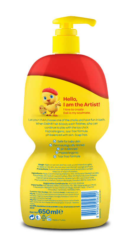 dalin Hair & Body Wash - 650 ML