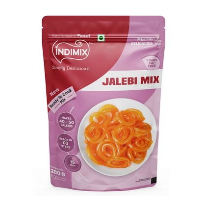 Indimix Ready to Cook Jalebi Mix - 200g (Pack of 50)