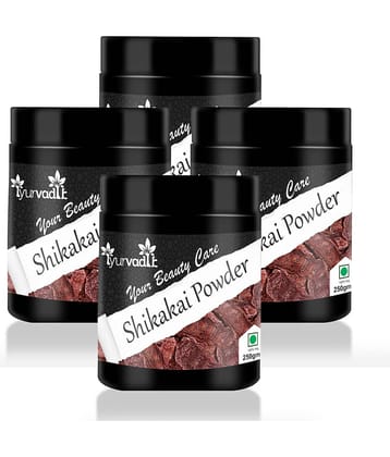 iYURVADIK 100% Pure Organic Shikakai Hair Scalp Treatment 1000 g Pack of 4