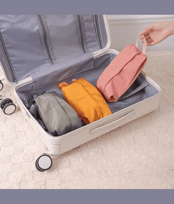 BAWALY Assorted makeup bag, travel case, pouch, organizer,