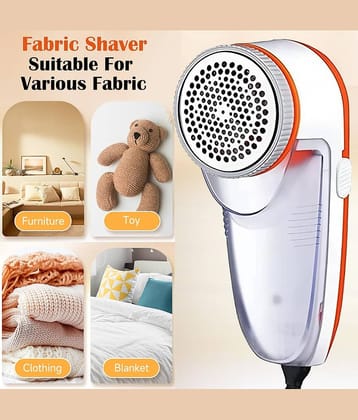 Electric Lint Remover for Clothes | Powerful Fabric Shaver with Stainless Steel Blades | Removes Lint, Fuzz, Bobbles & Pet Hair | Ideal for Sweaters, Jackets, Blankets & Upholstery