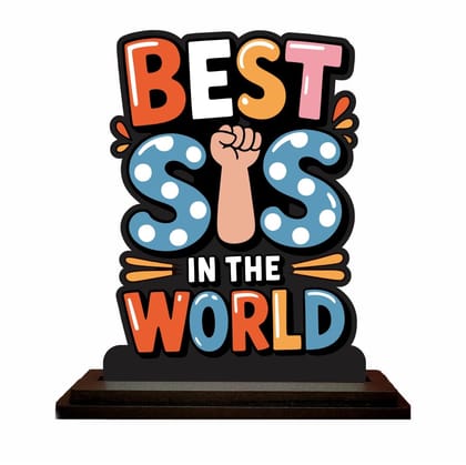 THE MAGICAL GIFTS  BEST SIS IN THE WORLD Table top frame for your sisters | 8x8