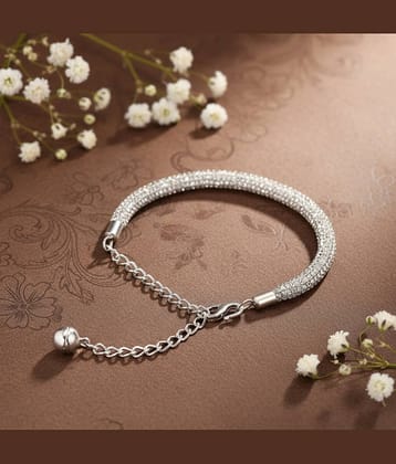 LAAZ Silver Charm Bracelet ( Pack of 1 )