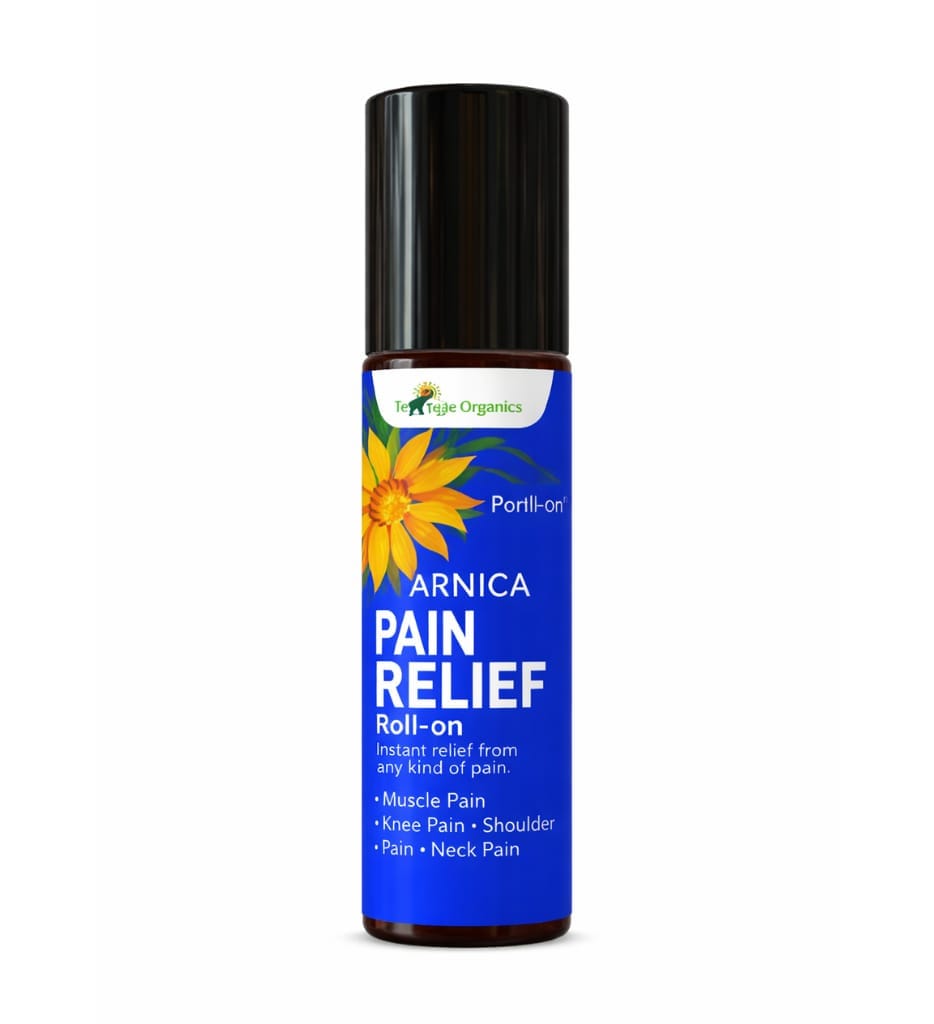 Arnica Pain Relief Roll-On 10 ml | Herbal Pain Relief Oil | Fast Absorbing | Supports Joint Muscle Back Pain Relief | Easy Roll-On Application