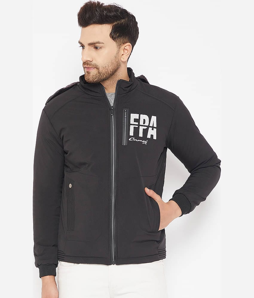 Camey Polyester Men's Casual Jacket - Black ( Pack of 1 )