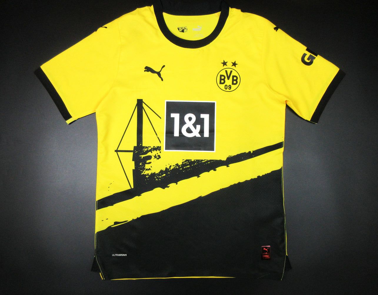 Borussia Dortmund Football Jersey Home 23 24 Season PLAYER VERSION-S