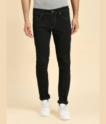 HJ HASASI Slim Fit Washed Men's Jeans - Black ( Pack of 1 )