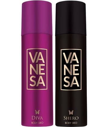 Vanesa Diva, Shero Deodorant Spray For Women 150Ml Each (Pack Of 2)