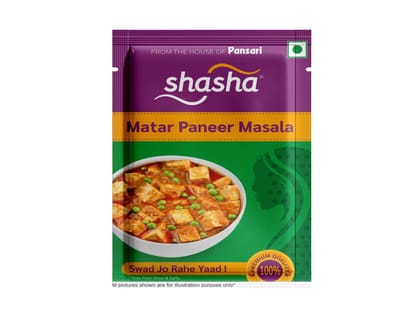 Shasha Powdered Spices – Matar Paneer Masala 15g