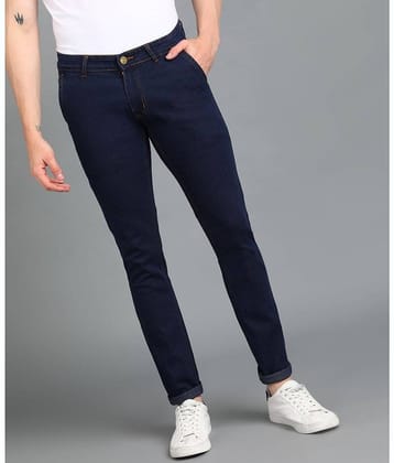 Supernova Inc. Slim Fit Washed Men's Jeans - Dark Blue ( Pack of 1 )