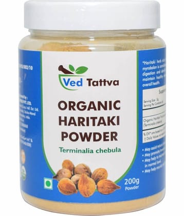 Ved Tattva Organic Haritaki Powder 200 Gm Pack of 1