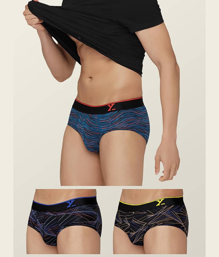 XYXX Pack of 3 Modal Briefs For Men's ( Multicolor )