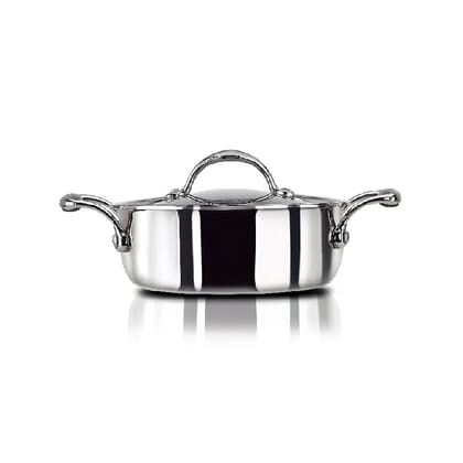 Stahl Triply Stainless Steel Cook Serve - Artisan Series (Size - 20cm/2.3L) by Mahavir Home Store Stahl Triply Stainless Steel Cook Serve - Artisan Series (Size - 20cm/2.3L) by Mahavir Home Store