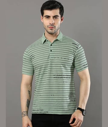 Cool Colors - Green Cotton Regular Fit Men's Polo T Shirt ( Pack of 1 )