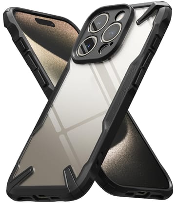 iPhone 15 Pro Back Cover Case | Fusion X- Black