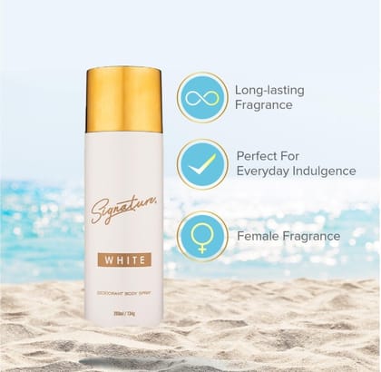 Signature White DEO 200ml pack of 2