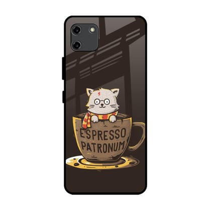 Tea With Kitty Glass Case For Realme C11
