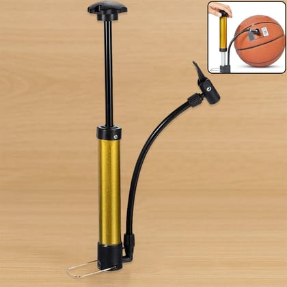 Mini Hand Air Pump – Portable Metal High-Pressure Inflator for Sports (1 Pc)