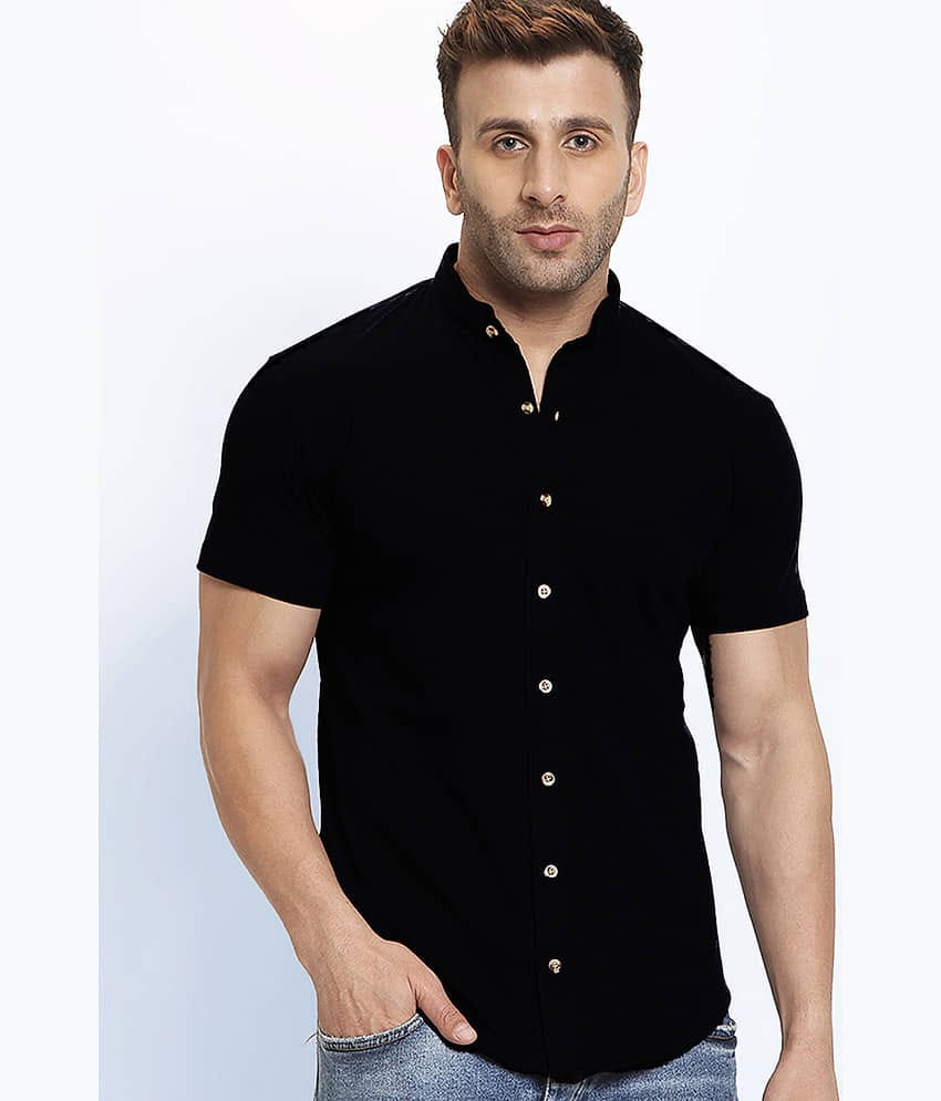 GESPO - Maroon Cotton Blend Regular Fit Men's Casual Shirt ( Pack of 1 )