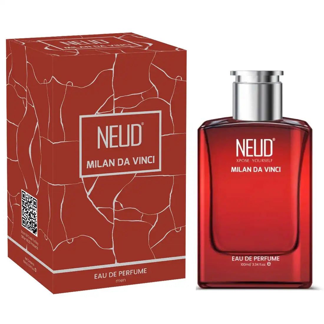 NEUD Milan Da Vinci Luxury Perfume for Cosmopolitan Men Long Lasting EDP No CFC - 100ml